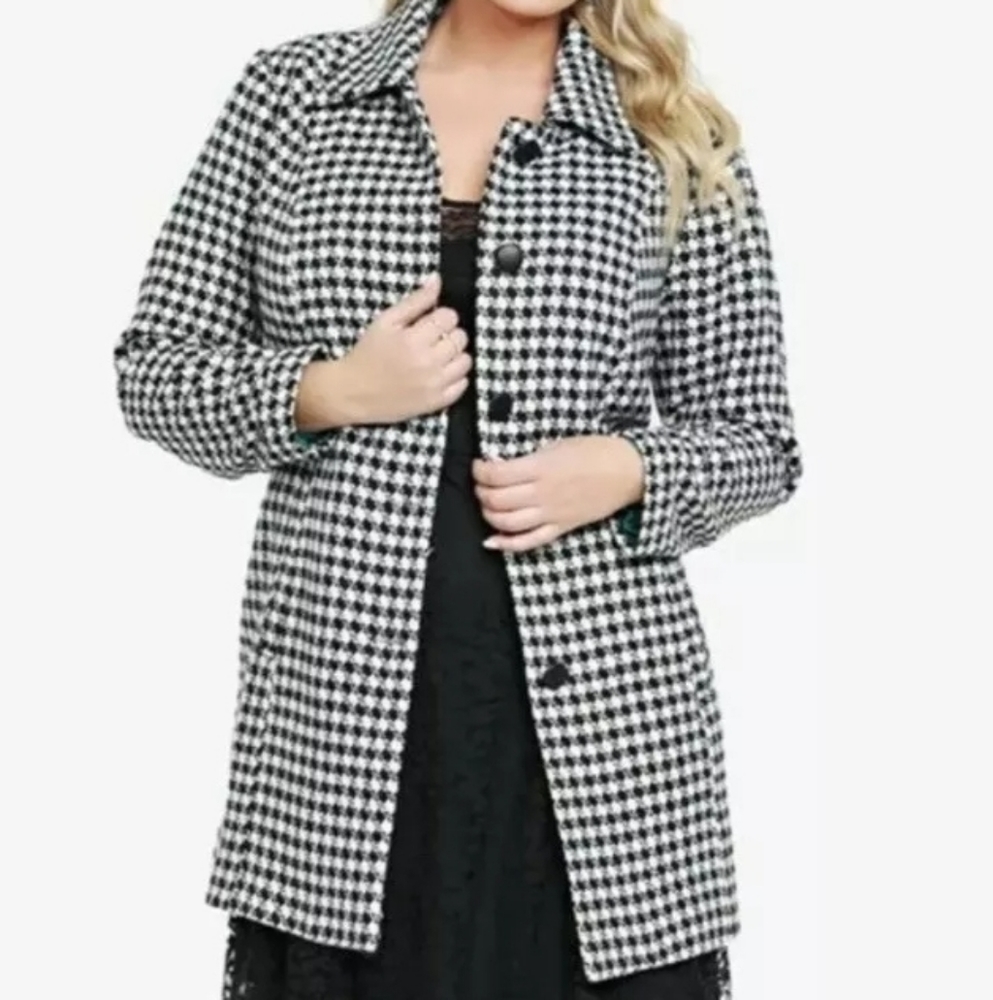 Torrid Houndstooth coat, size 2